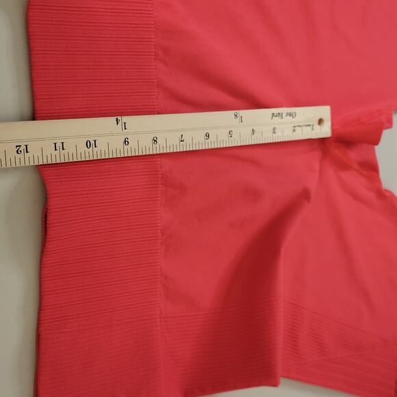 NWT all in motion High Rise 7" Rib Bike‎ Shorts Cherry Red Size XXL - Picture 11 of 12